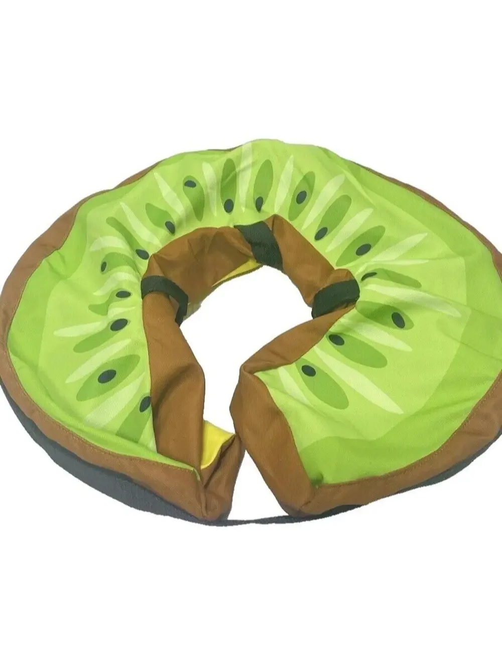 Inflatable Dog Cone Collar Alternative Post-Surgery Waterproof Kiwi Design